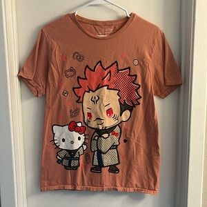 Jujutsu Kaisen & hello kitty t-shirt